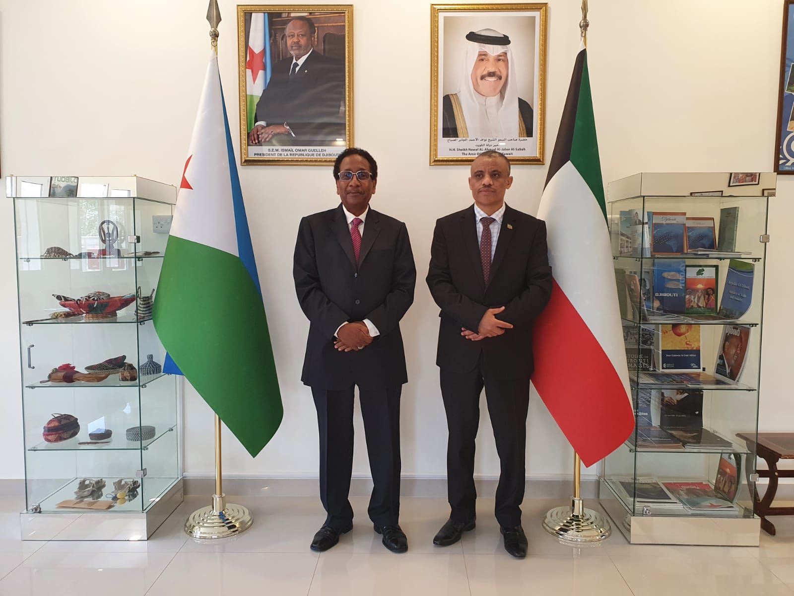 زيارة سفير الجمهورية الأثيوبية الفدرالية الديمقراطية لدى دولة الكويت لسفارة 